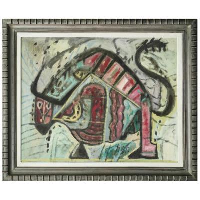 Abstracted Figure Resembling a Bull