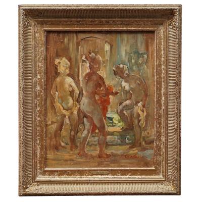 Oil on Panel Painting