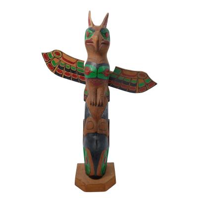 Wood Carved Totem Pole