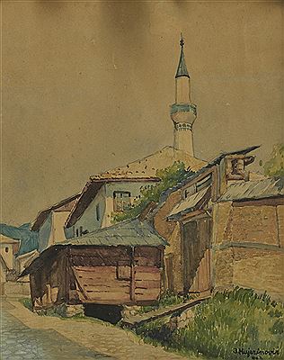 View of the minaret