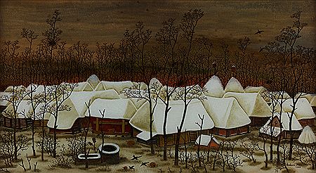 Winter in the countryside