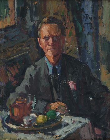 PORTRAIT OF A GENTLEMAN AT THE TABLE, 1942