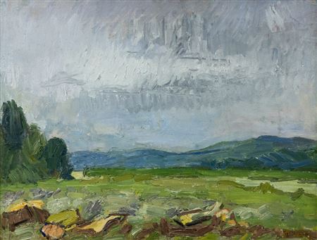 "Landscape of Bărăgan"