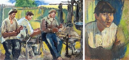 "Hook sharpeners, Fishery at Sfântul Gheorghe"