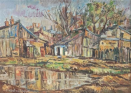 "Outskirts" by Partog Vartanian - Auction record, sale price, and art valuation. Compare with similar artists and explore comparable artworks.