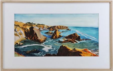 Rocky coastal landscape
