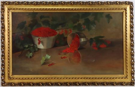 Still life with currants