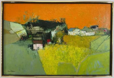 Paysage au Ciel Orange
