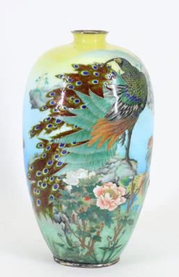 Japanese Ginbari Cloisonne Vase