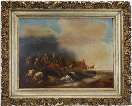 Battle Scene with Calvary