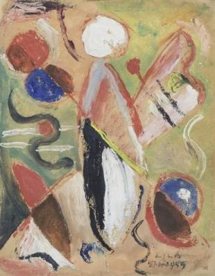 Game of lines and colors, 1955