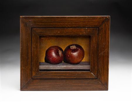 STILL LIFE PAINTING OF ONIONS by Doris Christoffel Wokurka - Auction record, sale price, and art valuation. Compare with similar artists and explore comparable artworks.
