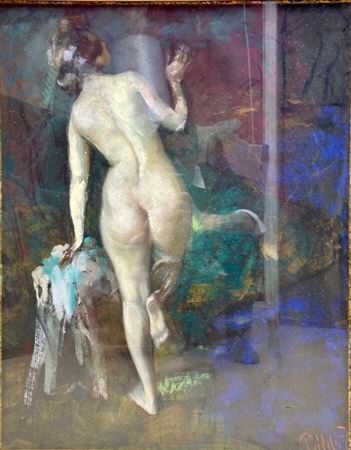 Female nude back