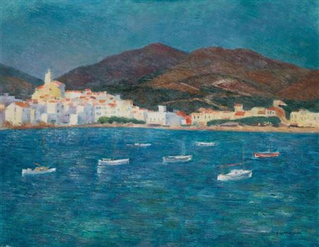 "View of the town, Cadaqués", 1984 by Guillermo Villa Bassols - Auction record, sale price, and art valuation. Compare with similar artists and explore comparable artworks.