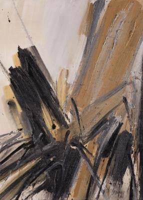 Ocher and gray nº7