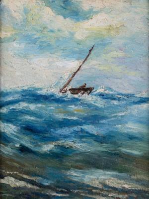 Ship at sea