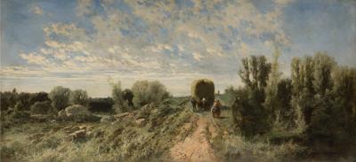 Landscape with peasants by Josep Armet Portanell - Auction record, sale price, and art valuation. Compare with similar artists and explore comparable artworks.