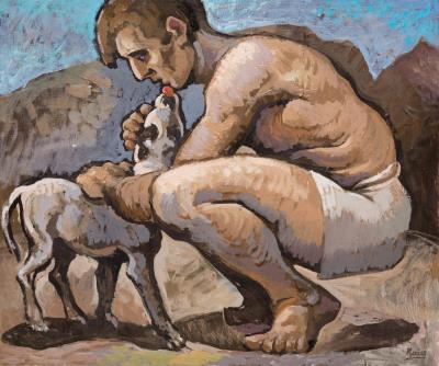 Sample artwork by Isidro Lopez Murias (Born 1939), known for paintings - View similar artists and auction records