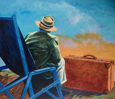 The Australian by Eduardo Urculo - Auction record, sale price, and art valuation. Compare with similar artists and explore comparable artworks.