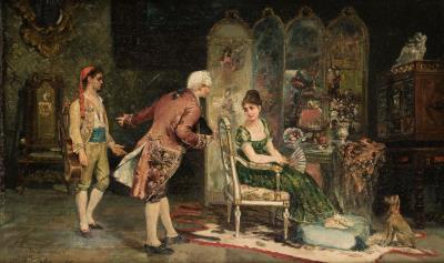 Palace scene by Ricardo Villodas y de la Torre - Auction record, sale price, and art valuation. Compare with similar artists and explore comparable artworks.