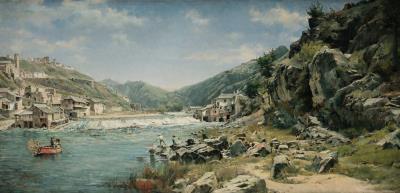 The Tagus through Toledo by Ricardo Arredondo Y Calmache - Auction record, sale price, and art valuation. Compare with similar artists and explore comparable artworks.