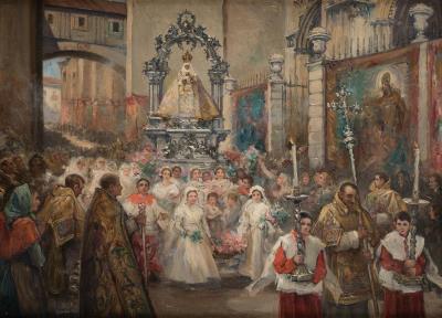 Corpus Christi in Toledo by Emilio Puy Y Dalmau - Auction record, sale price, and art valuation. Compare with similar artists and explore comparable artworks.