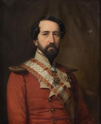 Portrait of a gentleman in military uniform