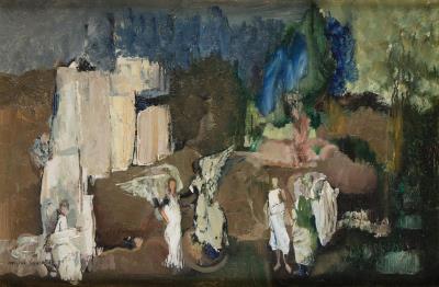 Landscape with angels by Jose Antonio Molina Sanchez - Auction record, sale price, and art valuation. Compare with similar artists and explore comparable artworks.