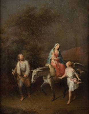 Flight to Egypt, 1869