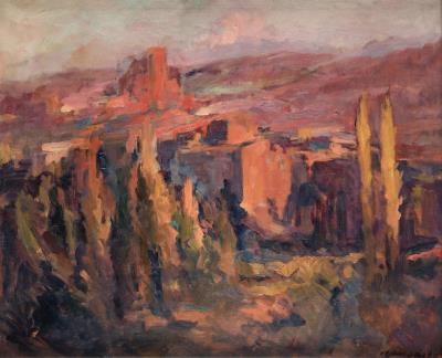 Sol de tardor. Rupit (Evening sun. Rupit)