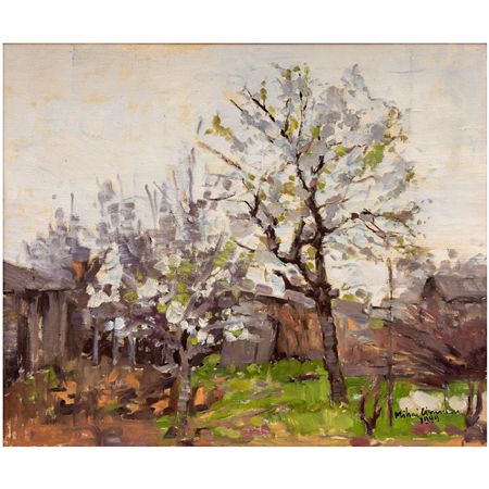 Spring in the Countryside by Mihai Cismaru - Auction record, sale price, and art valuation. Compare with similar artists and explore comparable artworks.