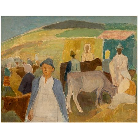 Country Fair (Târg)* by Catul Bogdan - Auction record, sale price, and art valuation. Compare with similar artists and explore comparable artworks.