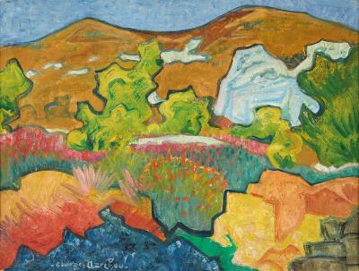 Landscape of Baux de Provence