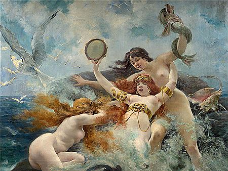 Mermaids are having fun