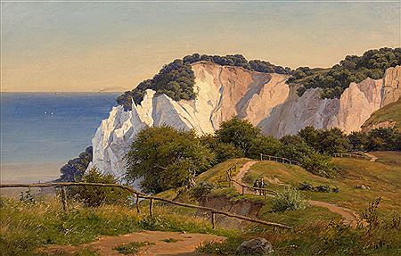 A summer day at the cliffs of Møn