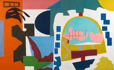 Sample artwork by Shirley Jaffe (1923 - 2016), known for abstract expressionist and geometric painting - View similar artists and auction records