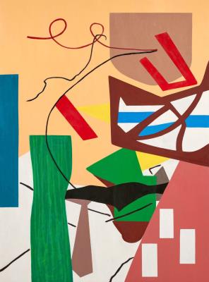 Swinging by Shirley Jaffe - Auction record, sale price, and art valuation. Compare with similar artists and explore comparable artworks.