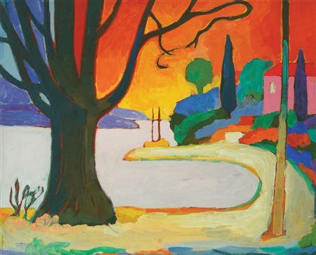 Red Harbor by Vilim Svecnjak - Auction record, sale price, and art valuation. Compare with similar artists and explore comparable artworks.