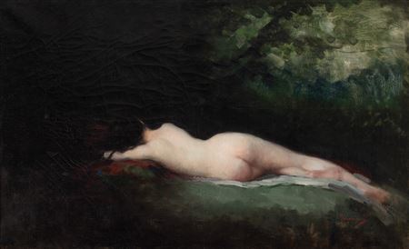Sleeping Nymph by Nicolae Jon Grigorescu - Auction record, sale price, and art valuation. Compare with similar artists and explore comparable artworks.