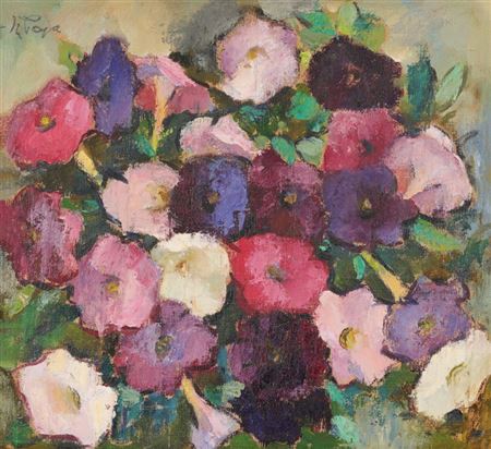 Petunias by Nicolae Popa-Iasi - Auction record, sale price, and art valuation. Compare with similar artists and explore comparable artworks.