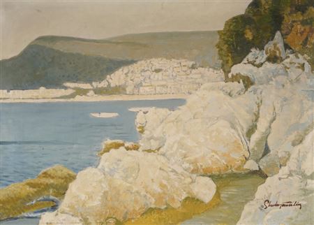 Rabac [1979.] by Slavko Tomerlin - Auction record, sale price, and art valuation. Compare with similar artists and explore comparable artworks.