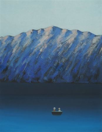 Sailing in the shadow of the mountains