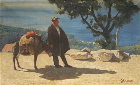 Tovar putane (Podgora kraj Makarske) [1939.] by Slavko Tomerlin - Auction record, sale price, and art valuation. Compare with similar artists and explore comparable artworks.