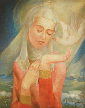 Madonna (Study for Fresco) by Maximilian Vanka - Auction record, sale price, and art valuation. Compare with similar artists and explore comparable artworks.