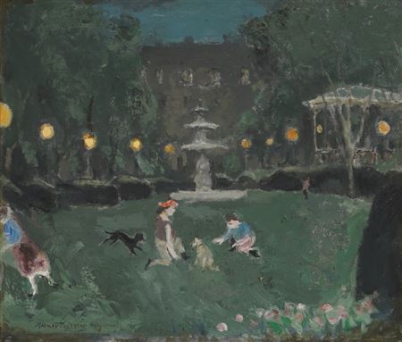 At Zrinjevac at Night