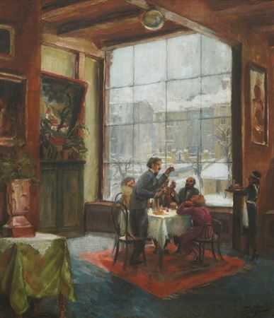 Sample artwork by Tomislav Krizman (1882 - 1955), known for painting - View similar artists and auction records