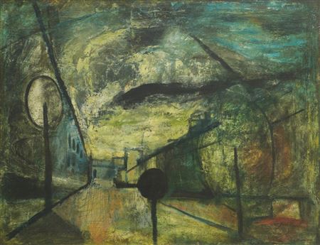 Sample artwork by Ljubo Ivancic (1925 - 2003), known for painting - View similar artists and auction records
