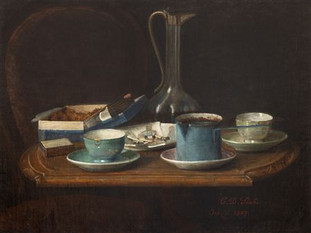 Still life with tobacco and coffee [1909]