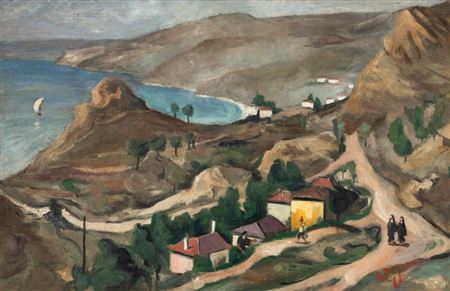 Sample artwork by Radu Dragoescu (1914 - 1999), known for painting - View similar artists and auction records