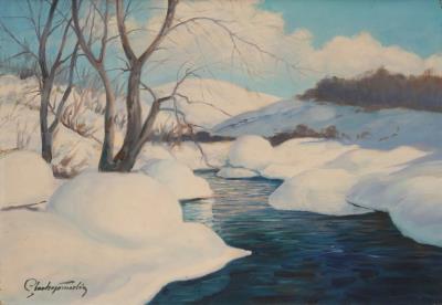 Stream in the Snow